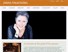 Tablet Screenshot of fialkowska.com